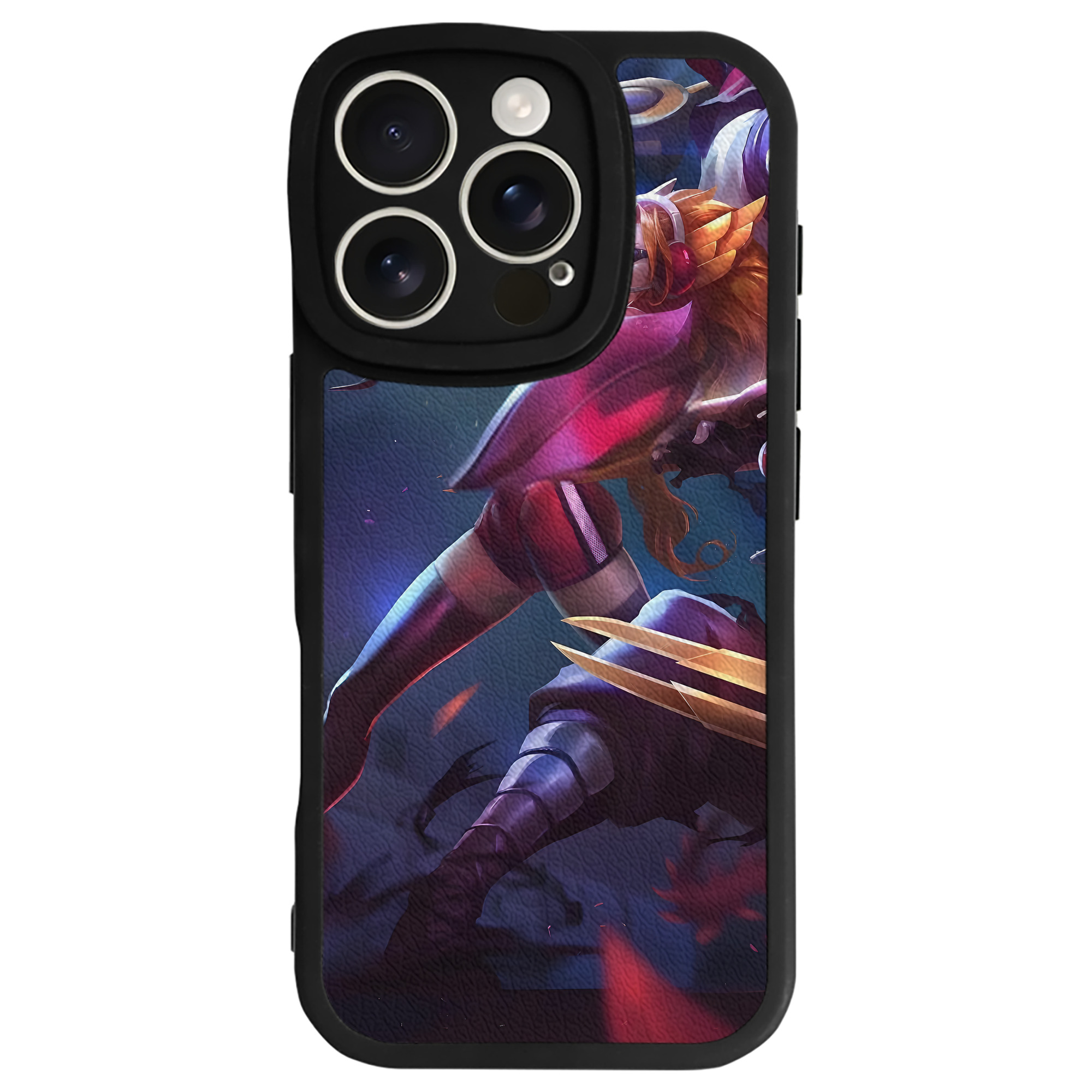 リーグ・オブ・レジェンド League of Legends LOL 【iPhone 16シリーズ対応】シリコンスマホケース（レザー調） 材質：シリコン